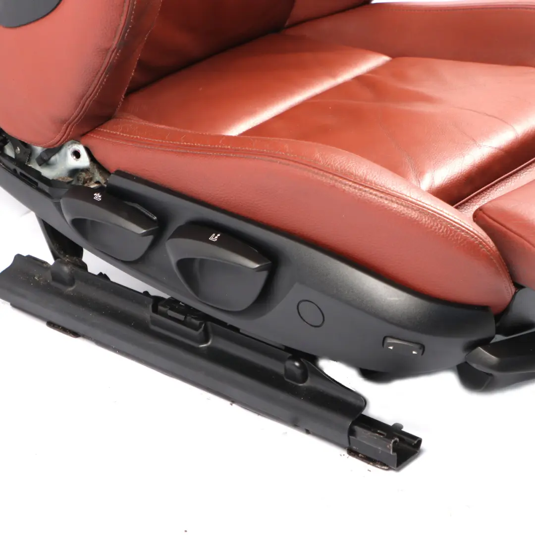Front Seat BMW E90 E91 LCI M Sport Right O/S Heated Leather Dakota Red Brown to with Part number 7257604 Front Seat BMW E90 E91 LCI M Sport Right O/S Heated Leather Dakota Red Brown - SKU 7257604-1 - Part number 7257604