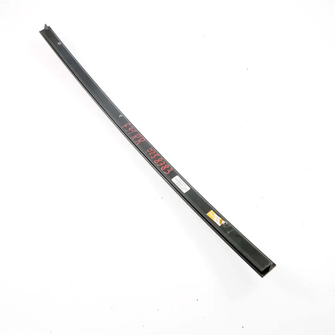 BMW F31 Osłona Listwa Szyby Prawy Tył - SKU 7258338 - Numer Części 7258338