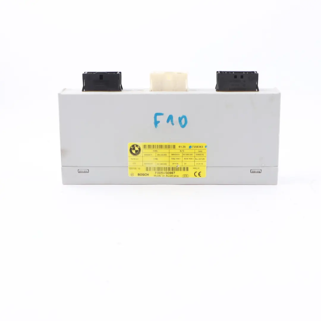 Lift Rear Function Module Control Unit to BMW F10 F25 F25 F01 F03 Tailgate with Part number 7394649 BMW F10 F25 F25 F01 F03 Tailgate Lift Rear Function Module Control Unit - SKU 7258363 - Part number 7394649
