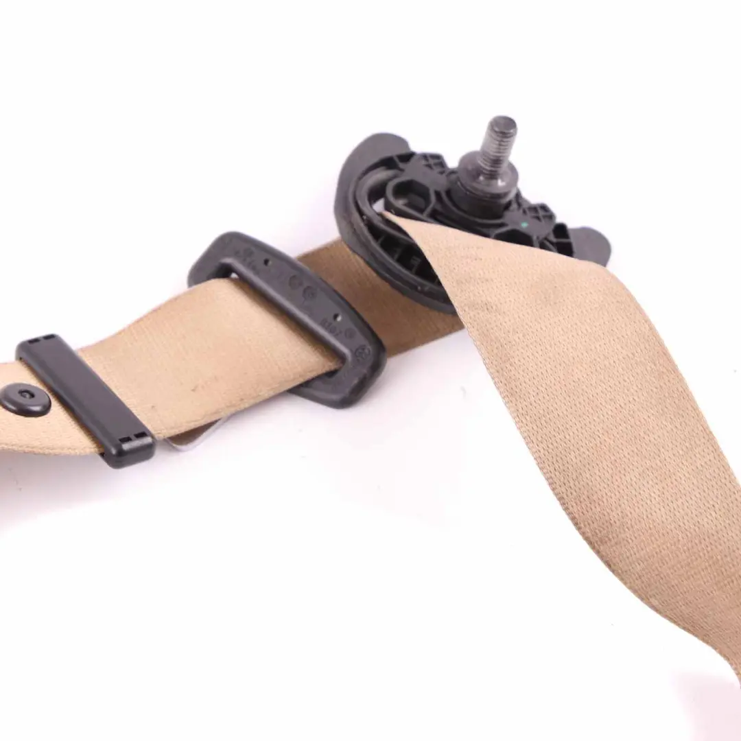 Belt BMW X3 F25 X4 F26 Upper Seatbelt Front Right O/S Safety Beige to Seat with Part number 7258430 Seat Belt BMW X3 F25 X4 F26 Upper Seatbelt Front Right O/S Safety Beige - SKU 7258430 - Part number 7258430
