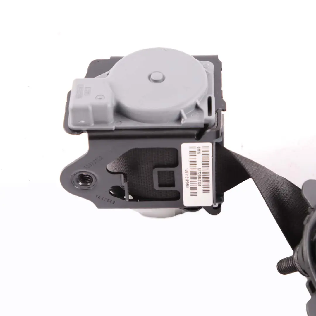  Cinturón seguridad BMW X3 F25 X4 F26superior delantero izquierdo Negro - SKU 7258431 - Número de pieza 7258431