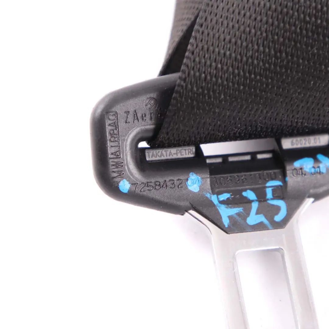  Sicherheitsgurt BMW X3 F25 X4 F26 Oberer Sicherheitsgurt vorne rechts - SKU 7258432 - Teilenummer 7258432