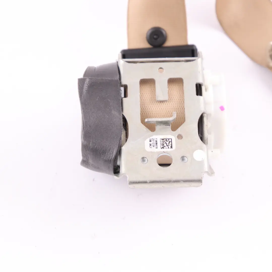 Belt BMW X3 F25 X4 F26 Rear Left N/S Upper Safety Belt Beige to Seat with Part number 7258444 Seat Belt BMW X3 F25 X4 F26 Rear Left N/S Upper Safety Belt Beige - SKU 7258444 - Part number 7258444