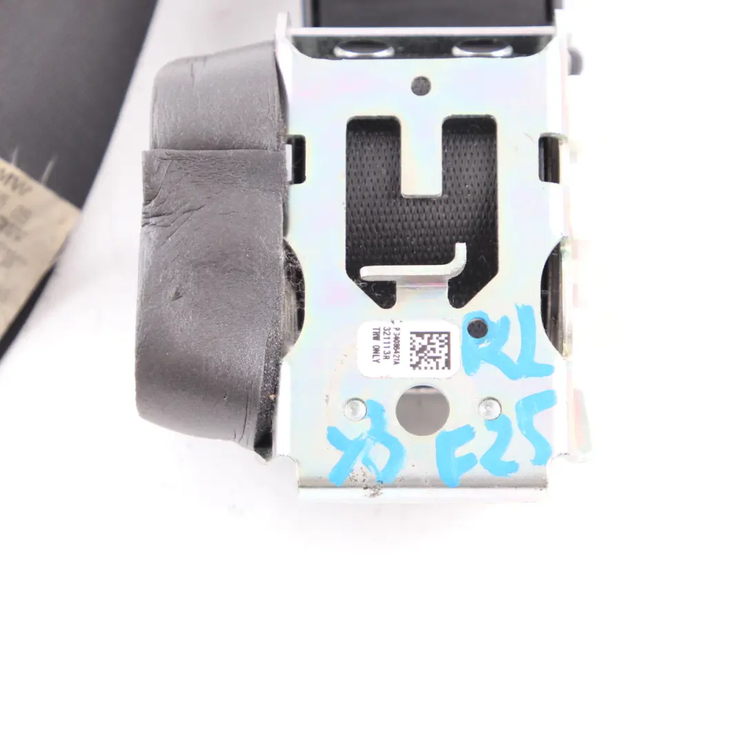Ceinture Sécurité BMW X3 F25 X4 F26 Upper Seatbelt Rear Left N/S Black pour à propos du numéro de pièce 7258445 Ceinture Sécurité BMW X3 F25 X4 F26 Upper Seatbelt Rear Left N/S Black - SKU 7258445 - Numéro de pièce 7258445