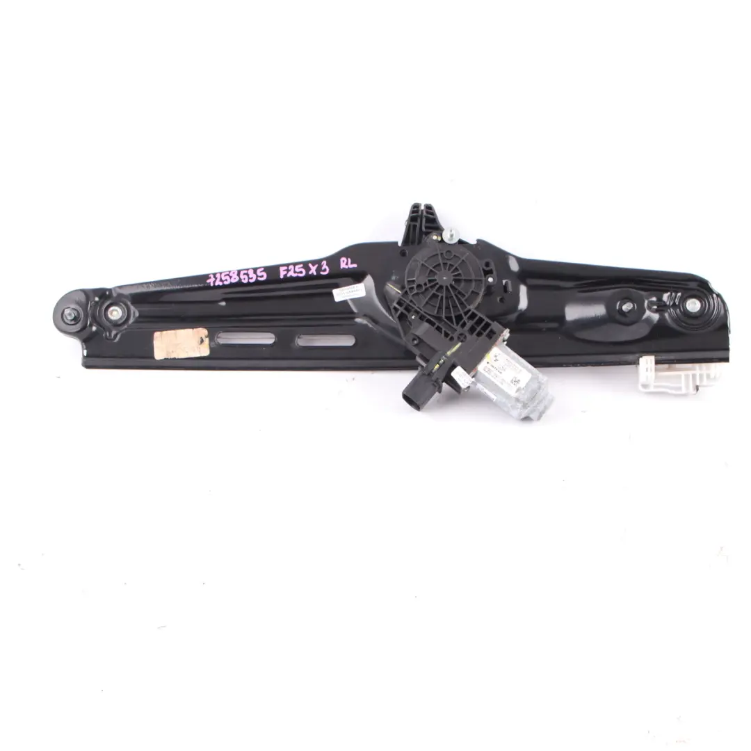 Elevalunas Trasero Izquierdo Motor Regulador Mecanismo para BMW X3 F25 con número de pieza 7258535 BMW X3 F25 Elevalunas Trasero Izquierdo Motor Regulador Mecanismo - SKU 7258535 - Número de pieza 7258535