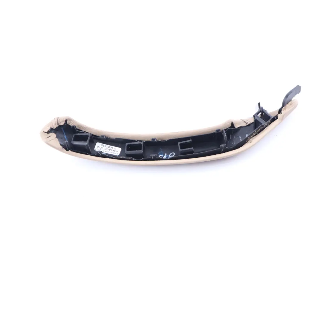 BMW X3 F25 Door Card Interior Handle Cover Grab Left N/S Leather Nevada Beige - SKU 7258785 - Part number 7258785