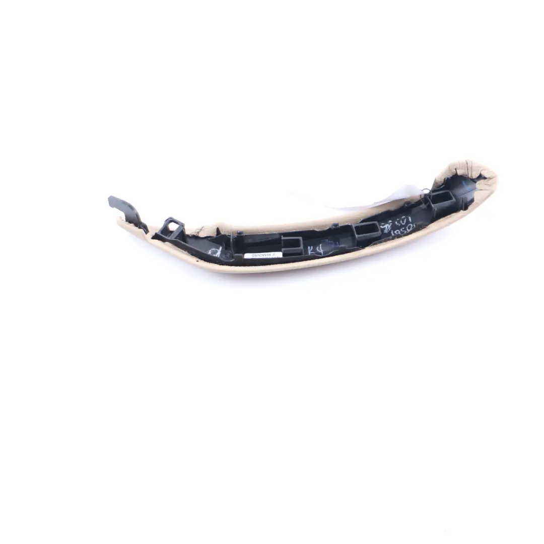 Door Card Interior Handle Cover Grab Right O/S Leather Nevada Beige BMW X3 F25 - SKU 7258786 - Part number 7258786