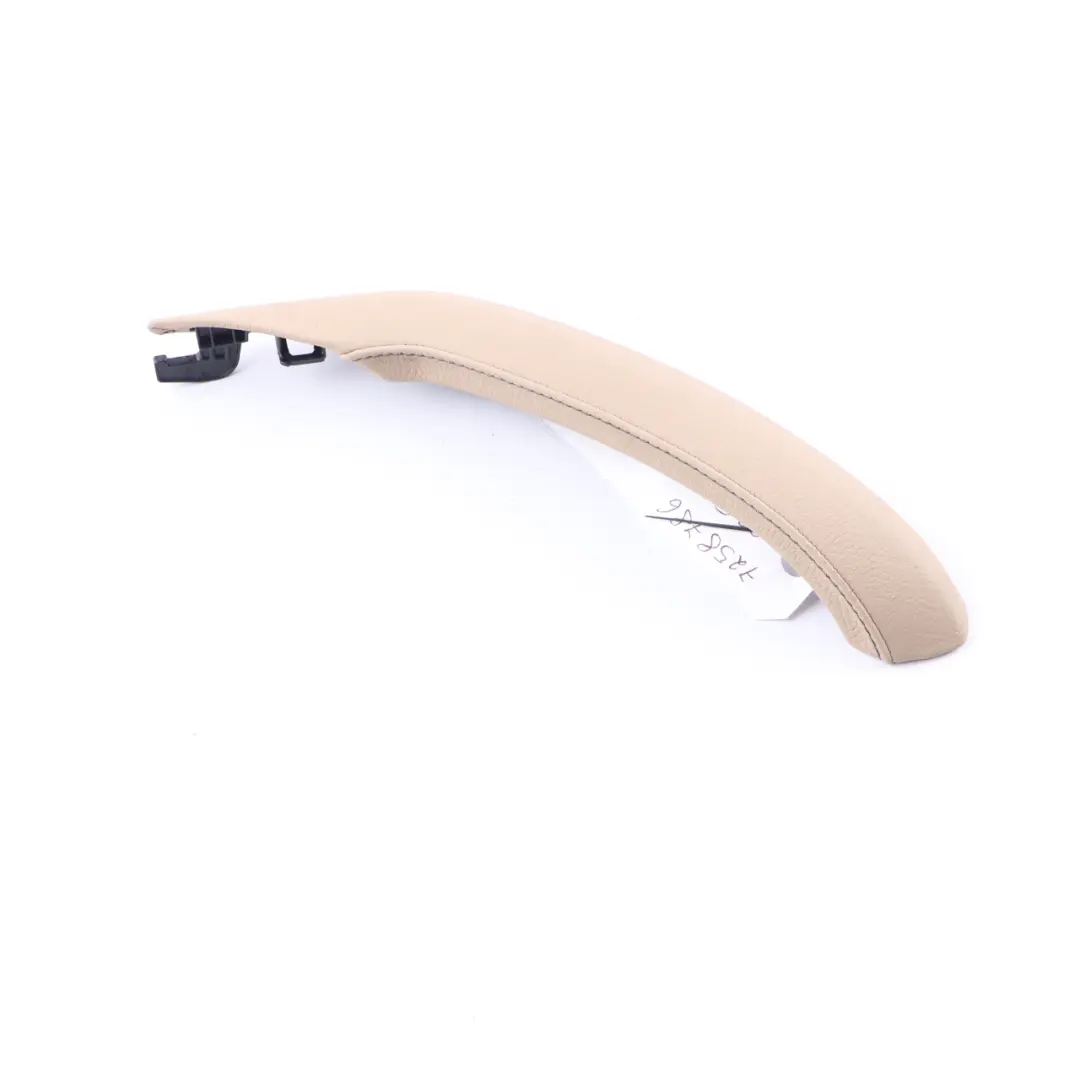 Door Card Interior Handle Cover Grab Right O/S Leather Nevada Beige BMW X3 F25 - SKU 7258786 - Part number 7258786