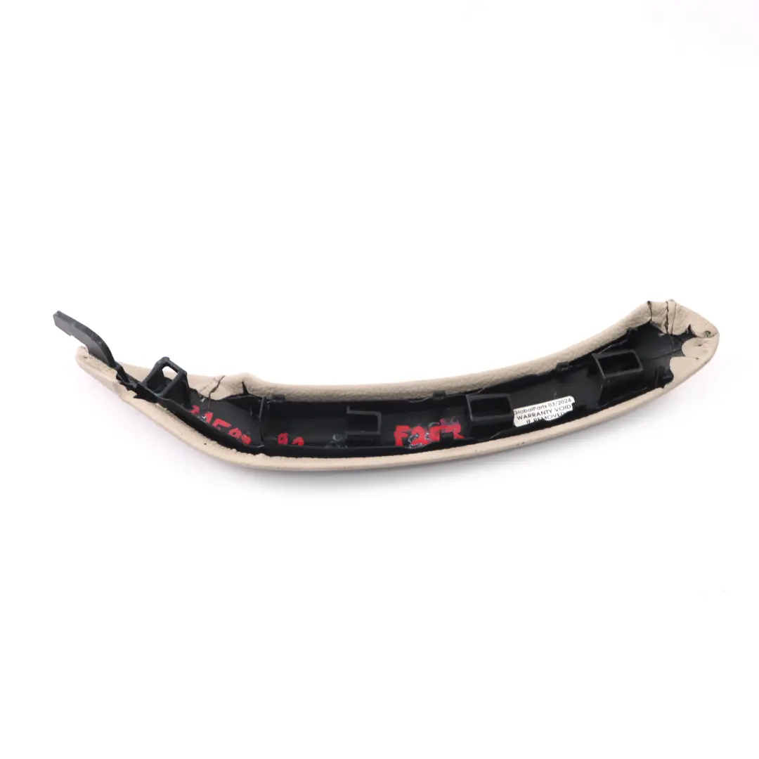 BMW X3 F25 Door Card Interior Handle Cover Grab Right O/S Leather Nevada Oyster - SKU 7258792 - Part number 7258792