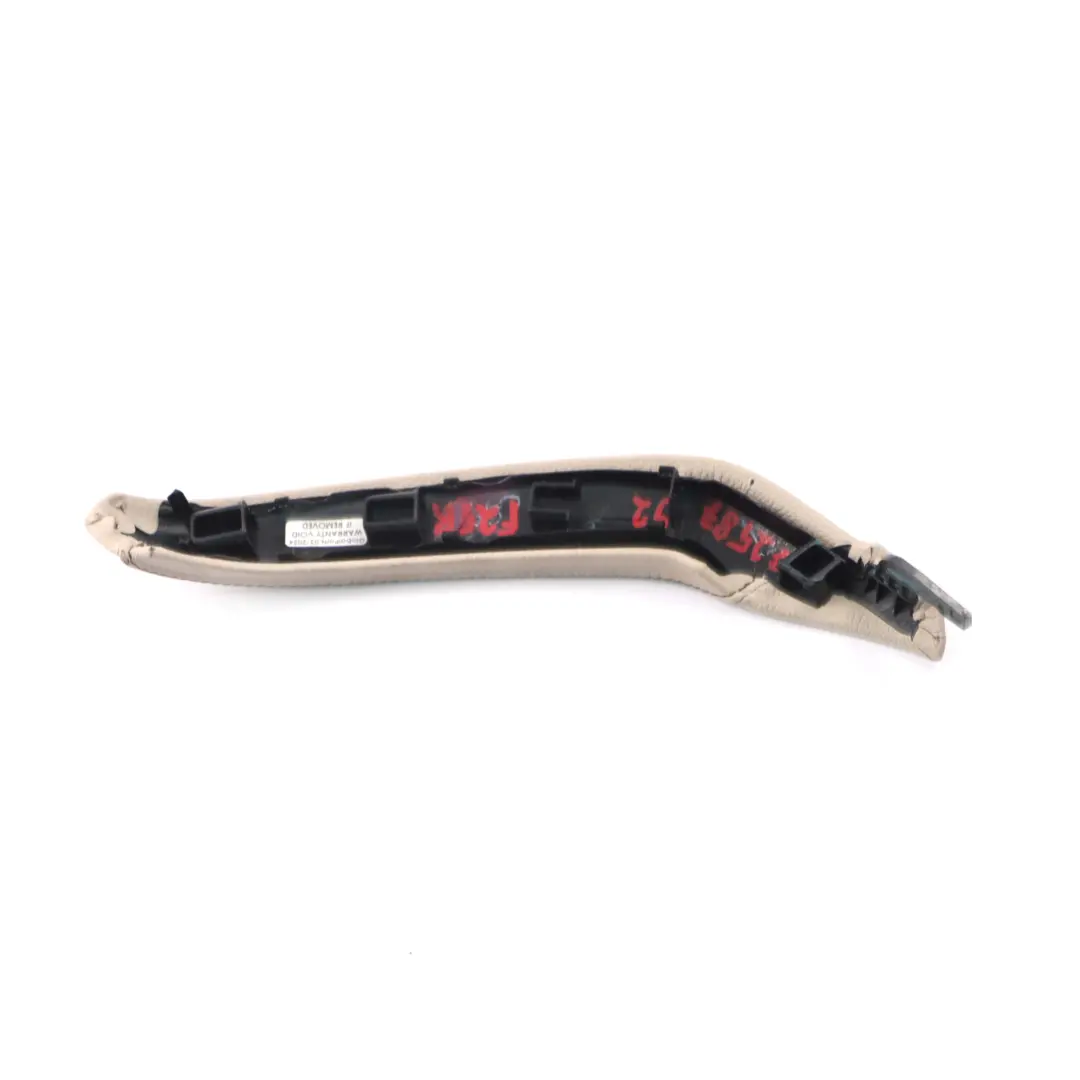 BMW X3 F25 Door Card Interior Handle Cover Grab Right O/S Leather Nevada Oyster - SKU 7258792 - Part number 7258792