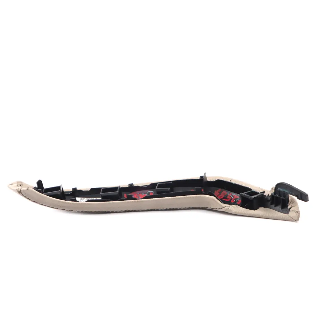 BMW X3 F25 Puerta Tarjeta Interior Cubierta Agarre Derecho Cuero Nevada Oyster - SKU 7258792 - Número de pieza 7258792