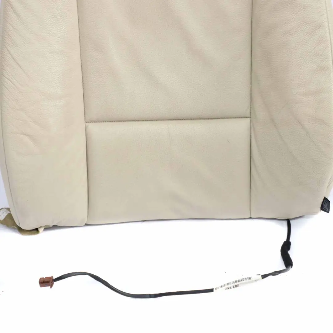 BMW E92 Seat Backrest Front Left N/S Heated Sport Seat Leather Dakota Oyster - SKU 7259129-1 - Part number 7259129