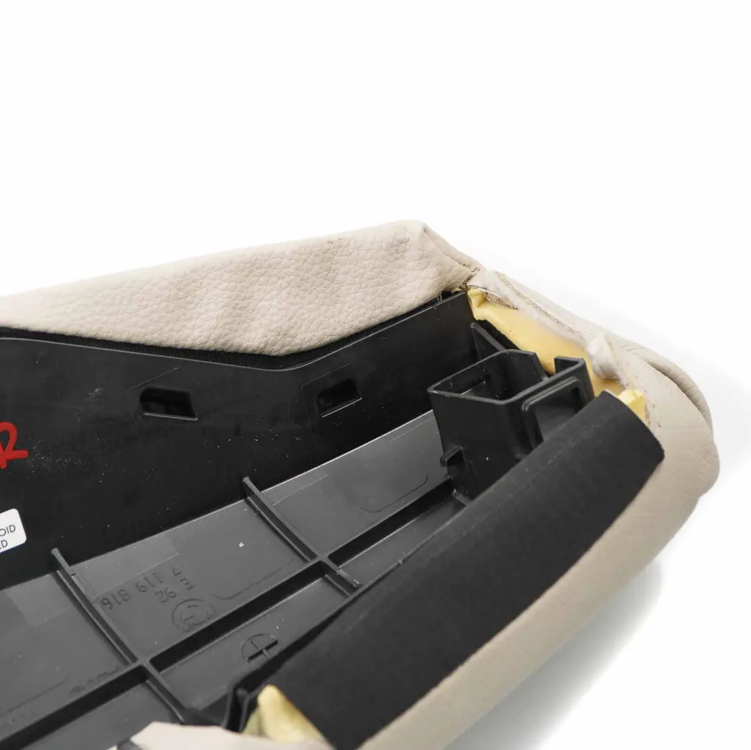 BMW E92 Coupe Side Finisher Rear Seat Right O/S Leather Dakota Oyster - SKU 7259160 - Part number 7259160