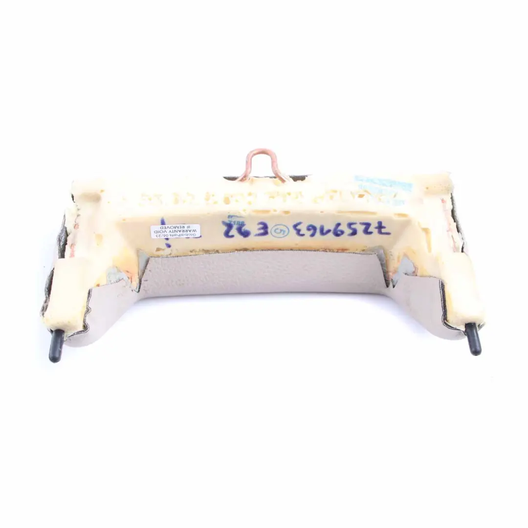 BMW E92 Interior Rear Seat Lower Padding Trim Cover Leather Dakota Oyster - SKU 7259163 - Part number 7259163