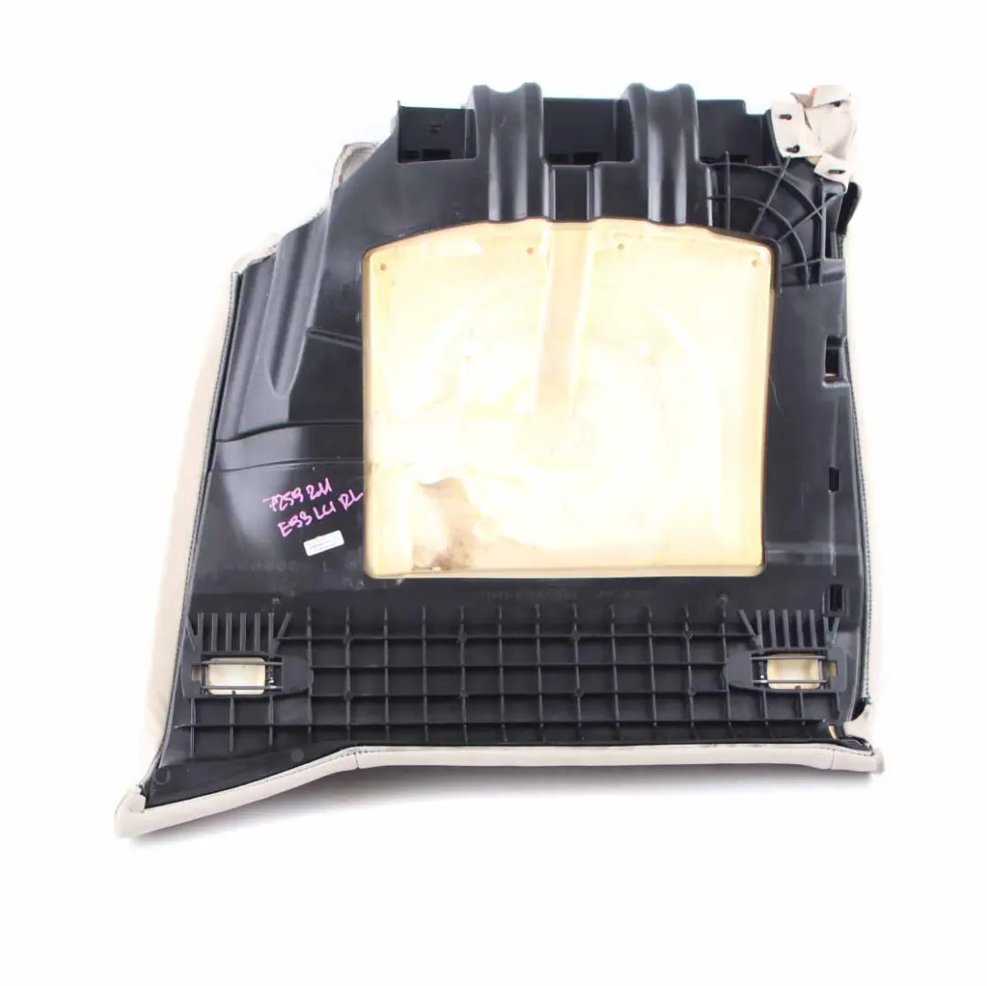 Couch Rear Left N/S Bench Cover Leather Oyster to BMW E93 Cabrio Convertible Seat with Part number 7259211 BMW E93 Cabrio Convertible Seat Couch Rear Left N/S Bench Cover Leather Oyster - SKU 7259211 - Part number 7259211