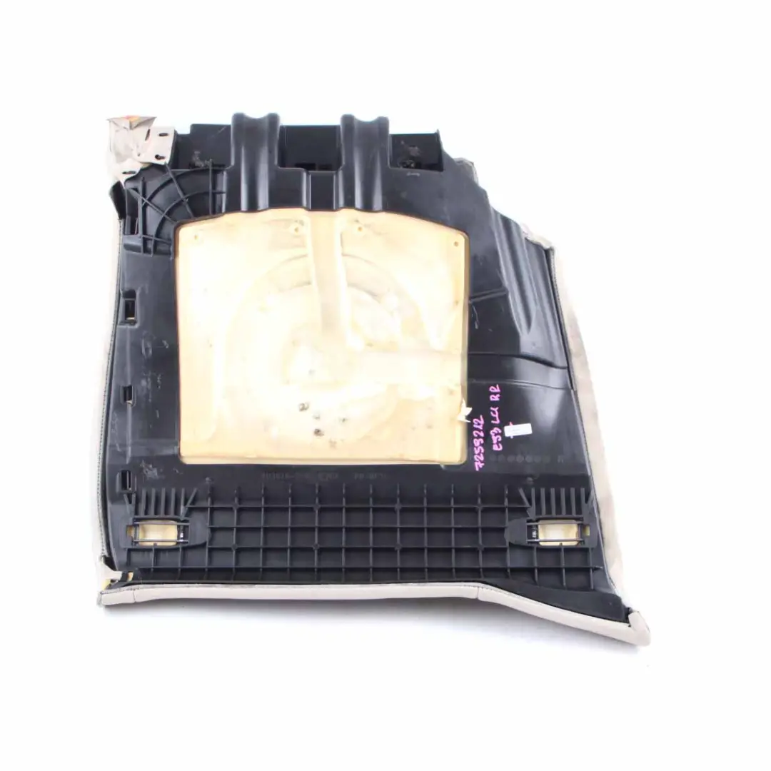 Couch Rear Right O/S Bench Cover Leather Oyster to BMW E93 Cabrio Convertible Seat with Part number 7259211 BMW E93 Cabrio Convertible Seat Couch Rear Right O/S Bench Cover Leather Oyster - SKU 7259212 - Part number 7259211