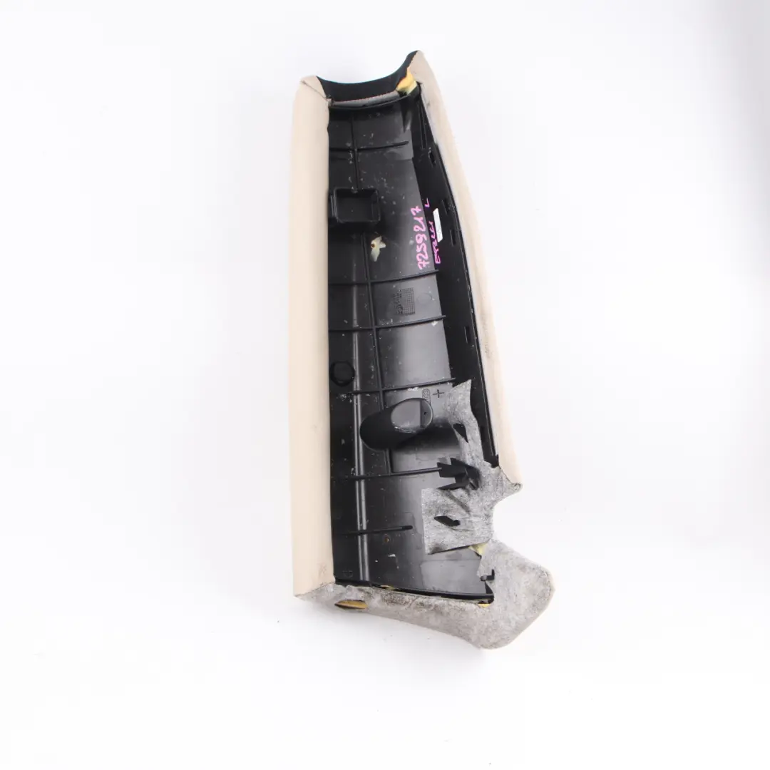 Lateral Panel Rear Seat Left N/S Finisher Cover Leather Oyster to BMW E93 with Part number 7259217 BMW E93 Lateral Panel Rear Seat Left N/S Finisher Cover Leather Oyster - SKU 7259217 - Part number 7259217