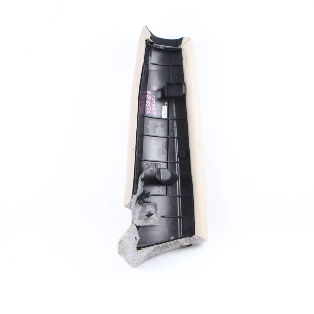 BMW E93 Lateral Panel Rear Seat Right O/S Finisher Cover Leather Oyster - SKU 7259218 - Part number 7259218