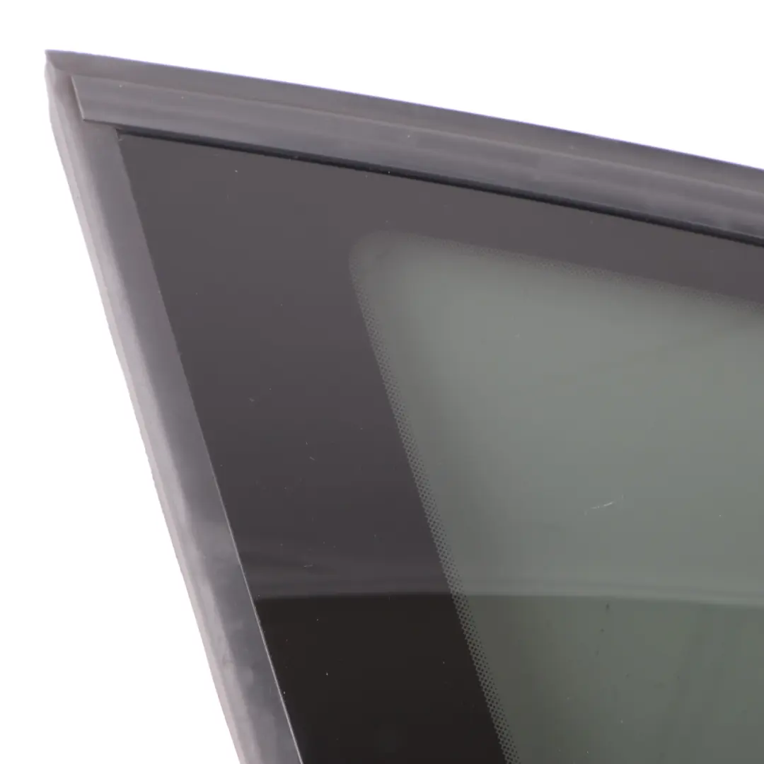 BMW 3 F31 Touring Rear Left N/S Side Window Black AS3 Tinted Glass Chrome Strip - SKU 7259247-1 - Part number 7259247