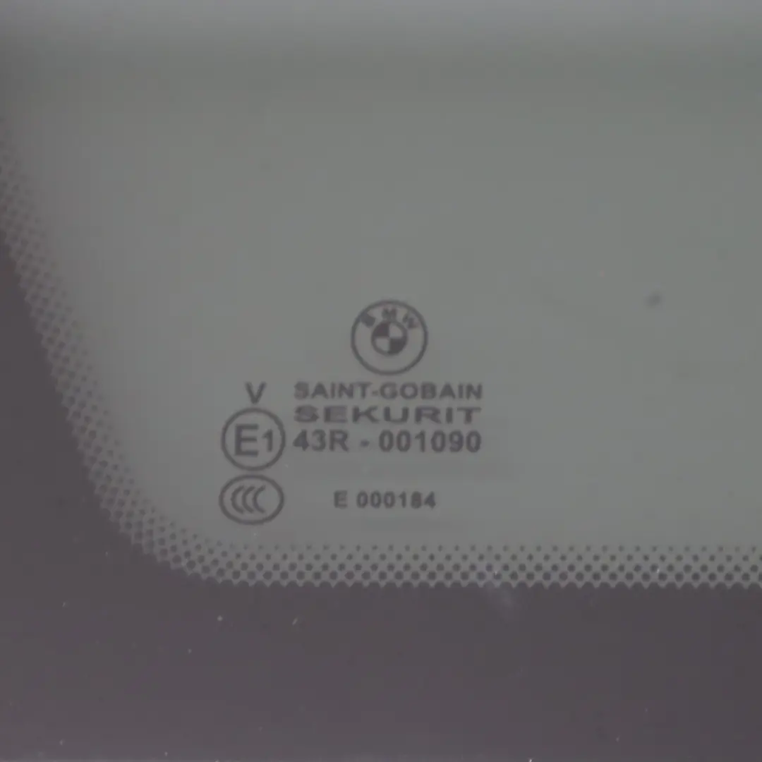 BMW F31 Touring Rear Left N/S Side Window Black AS3 Tinted Glass SSG - SKU 7259247-3 - Part number 7259247