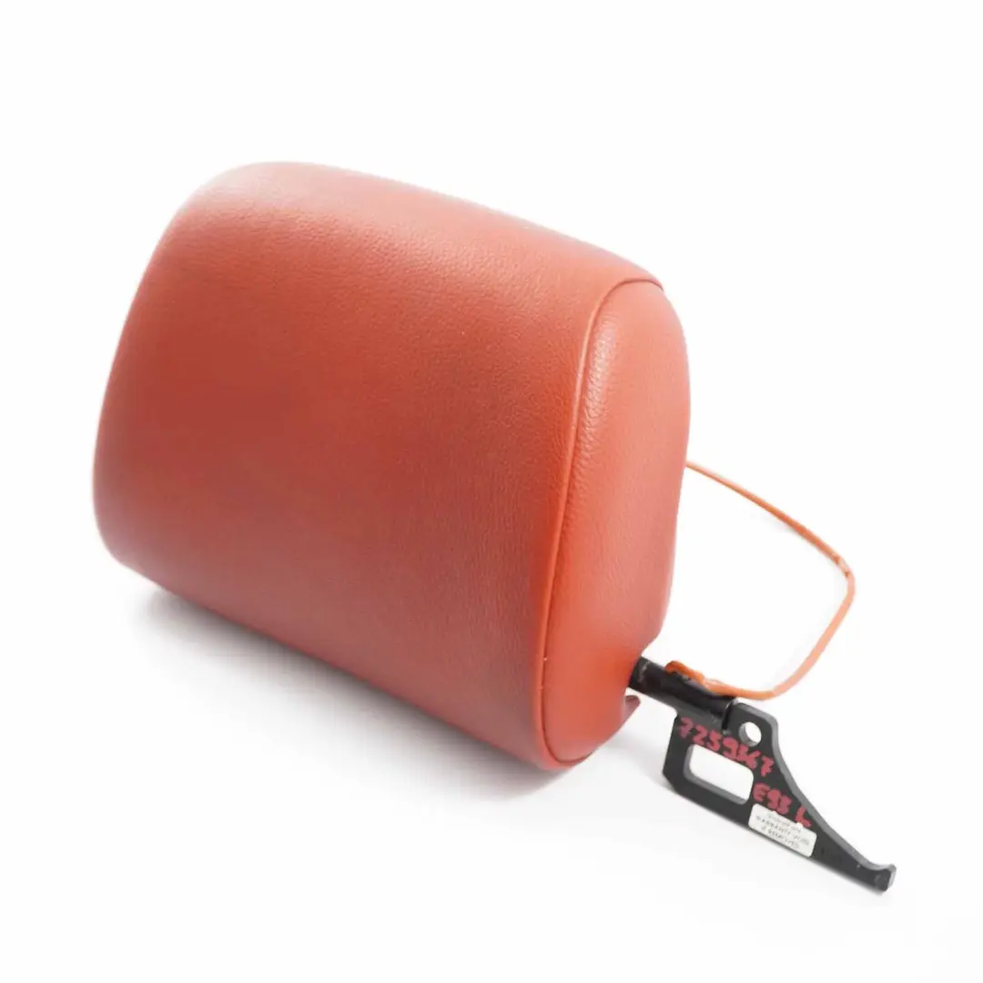 Appui-tête de siège avant gauche en cuir rouge pour BMW E93 à propos du numéro de pièce 7259367 BMW E93 Appui-tête de siège avant gauche en cuir rouge - SKU 7259367 - Numéro de pièce 7259367