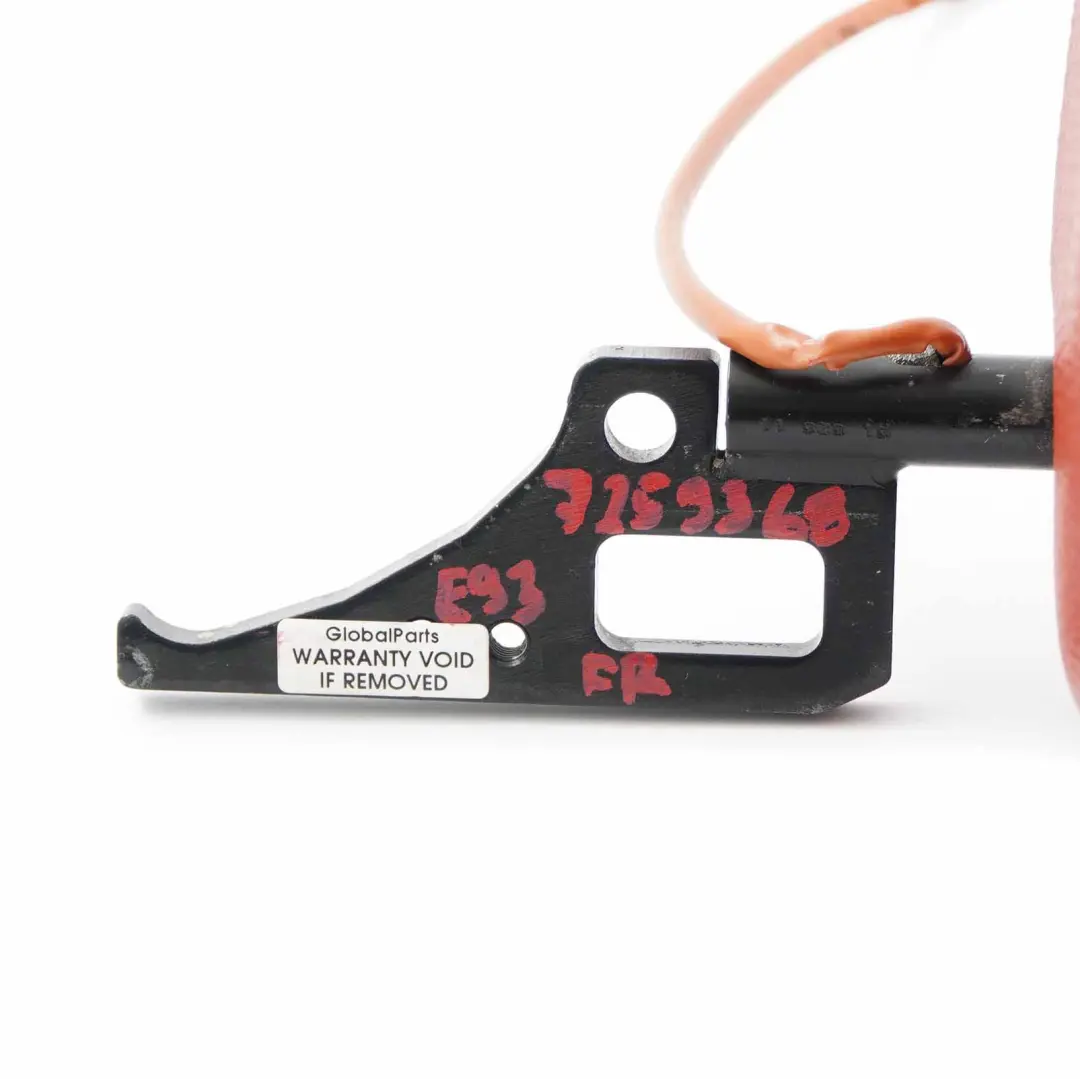 BMW E93 Seat Headrest Front Convertible Right Seat O/S Leather Coral Red - SKU 7259368 - Part number 7259368