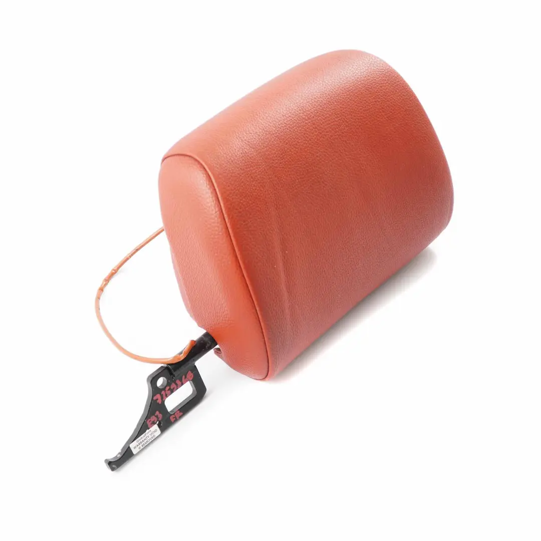 BMW E93 Seat Headrest Front Convertible Right Seat O/S Leather Coral Red - SKU 7259368 - Part number 7259368