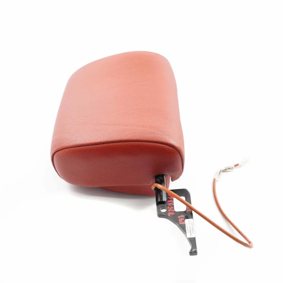 BMW E93 Seat Headrest Front Convertible Right Seat O/S Leather Coral Red - SKU 7259368 - Part number 7259368