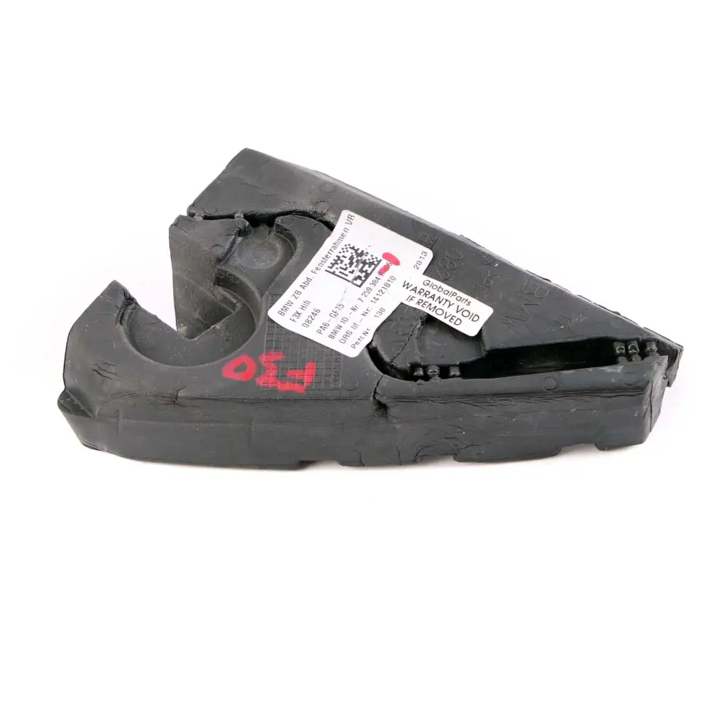 Seal Corner Moulding Interior Right Gasket to BMW 3 Series F30 F31 F80 M3 with Part number 7259384 BMW 3 Series F30 F31 F80 M3 Seal Corner Moulding Interior Right Gasket - SKU 7259384-1 - Part number 7259384