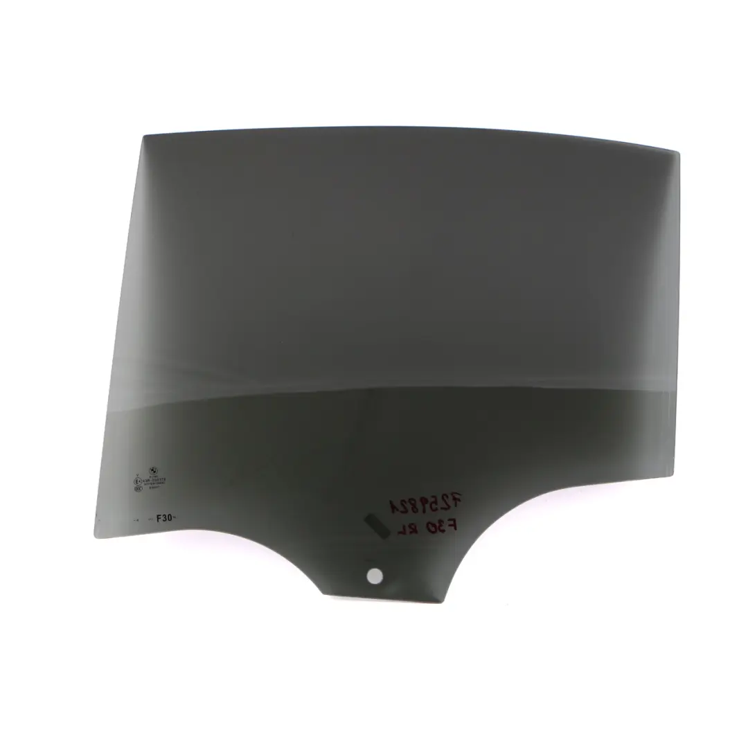  Window Glass BMW F30 F80 M3 Rear Left N/S Door Side Black SSG Panel AS3 - SKU 7259821 - Part number 7259821