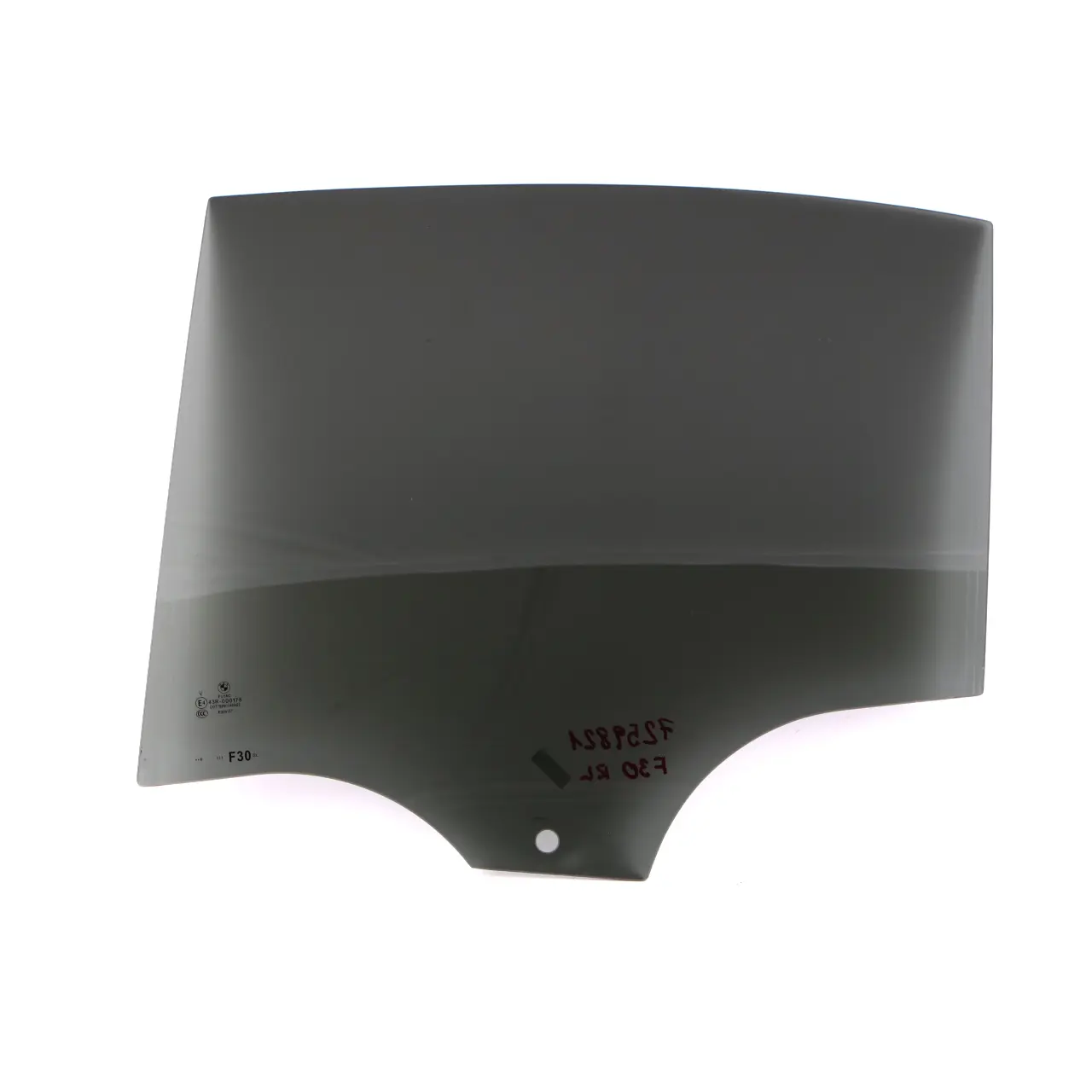 Window Glass BMW F30 F80 M3 Rear Left N/S Door Side Black SSG Panel AS3