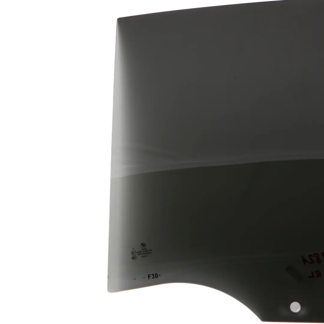  Window Glass BMW F30 F80 M3 Rear Left N/S Door Side Black SSG Panel AS3 - SKU 7259821 - Part number 7259821