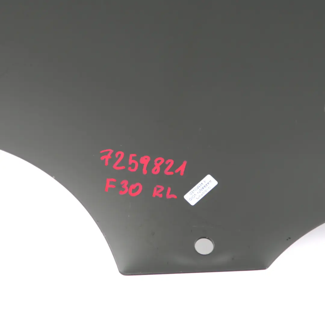 Cristal BMW F30 F80 M3 Trasero Izquierdo Puerta Lado Negro SSG Panel AS3 para con número de pieza 7259821 Cristal BMW F30 F80 M3 Trasero Izquierdo Puerta Lado Negro SSG Panel AS3 - SKU 7259821 - Número de pieza 7259821