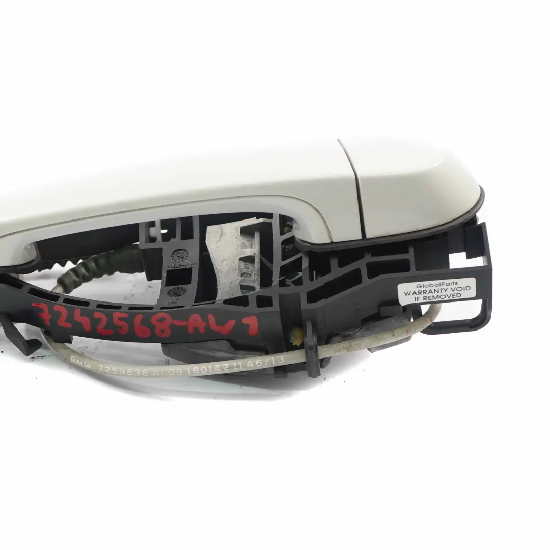  Türgriff BMW F30 Hinten Rechts Aussen O/S Alpinweiss 300 - SKU 7259836-AW3 - Teilenummer 7259836