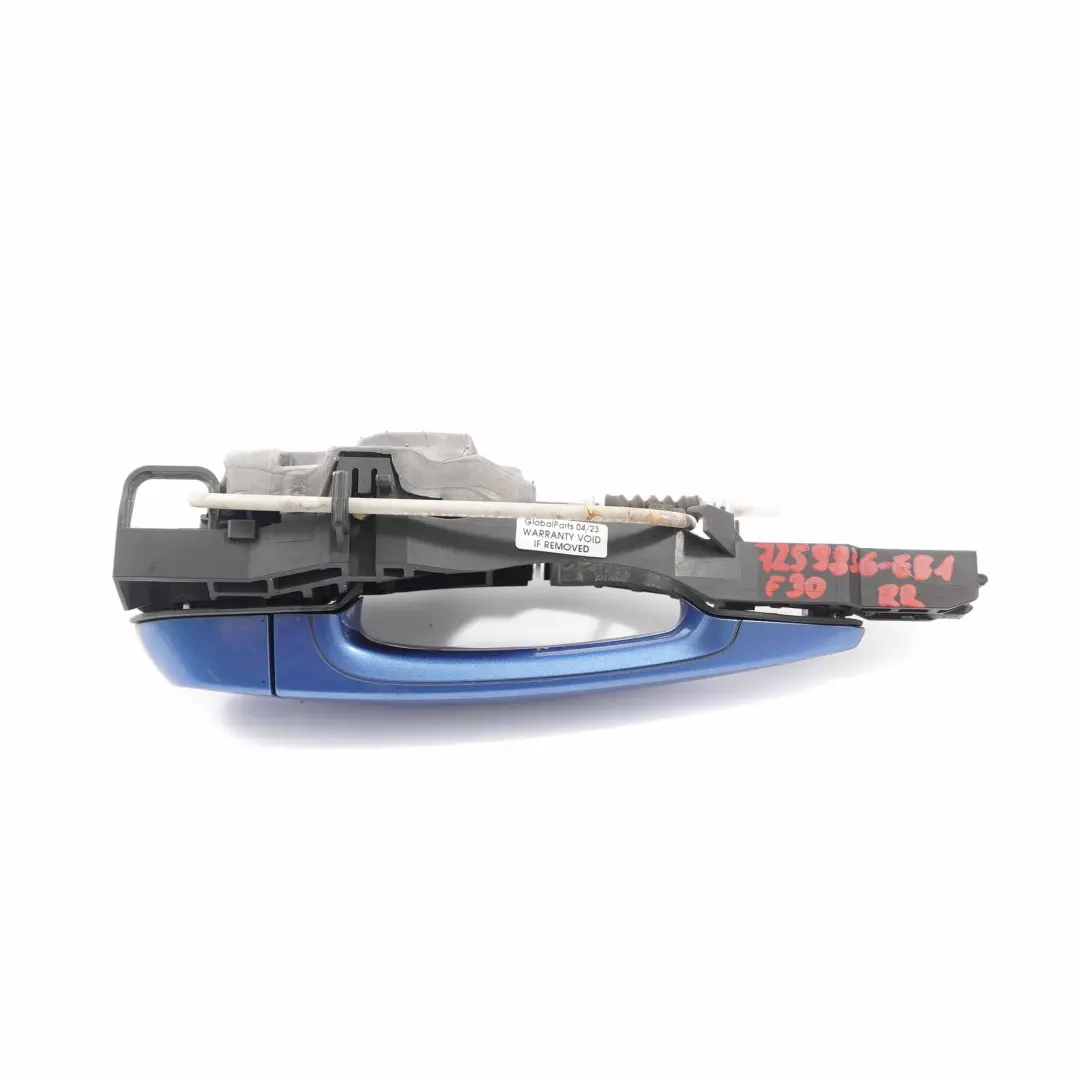  Door Handle BMW F30 F31 Grab Rear Right Outside O/S Estoril Blue Metallic - B45 - SKU 7259836-EB1 - Part number 7259836