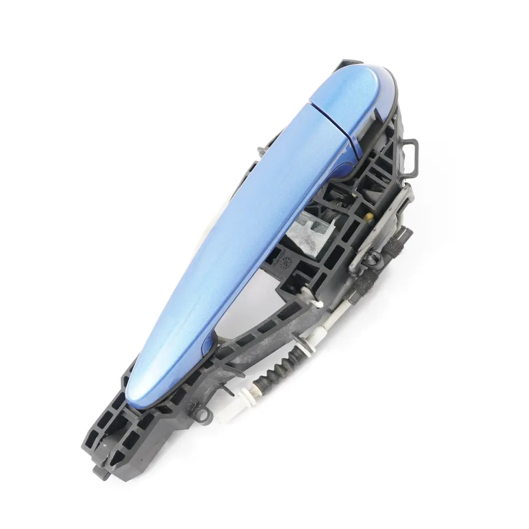 Door Handle BMW F30 F31 Grab Rear Left Outside N/S Estoril Blue Metallic - B45 to with Part number 7259836 Door Handle BMW F30 F31 Grab Rear Left Outside N/S Estoril Blue Metallic - B45 - SKU 7259836-EB - Part number 7259836