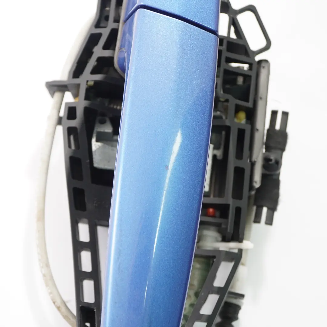 Door Handle BMW F30 F31 Grab Rear Left Outside N/S Estoril Blue Metallic - B45 to with Part number 7259836 Door Handle BMW F30 F31 Grab Rear Left Outside N/S Estoril Blue Metallic - B45 - SKU 7259836-EB - Part number 7259836