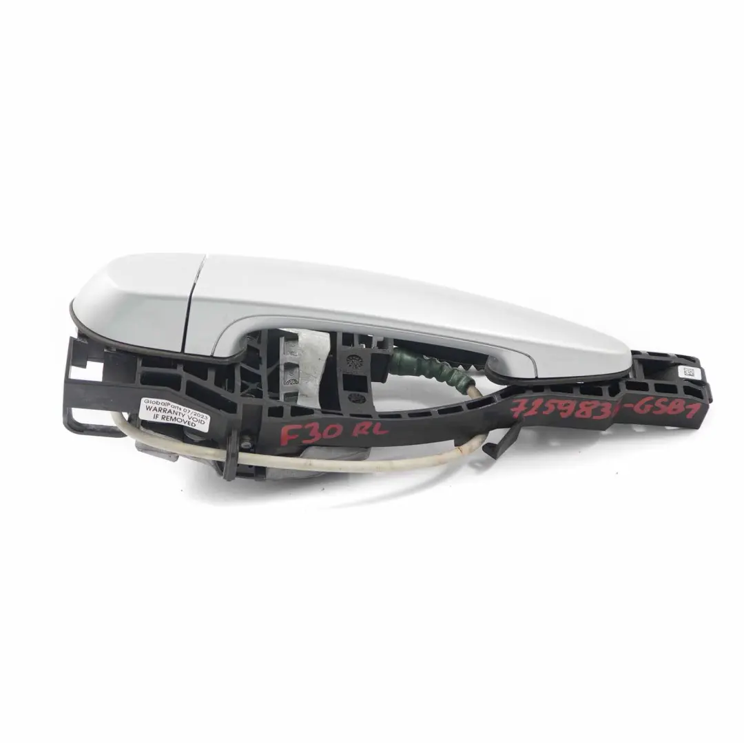  Tür griff BMW F30 F31 Hinten Links Außen Gletschersilber Metallic A83 - SKU 7259836-GSB1 - Teilenummer 7259836