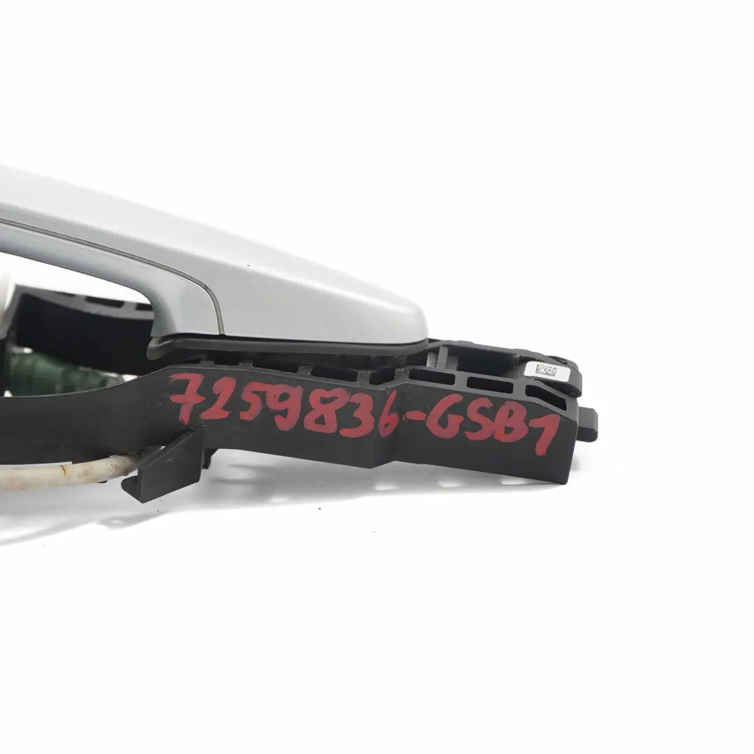  Maniglia porta BMW F30 F31 posteriore sinistra esterna Glacier Argento A83 - SKU 7259836-GSB1 - Numero di parte 7259836