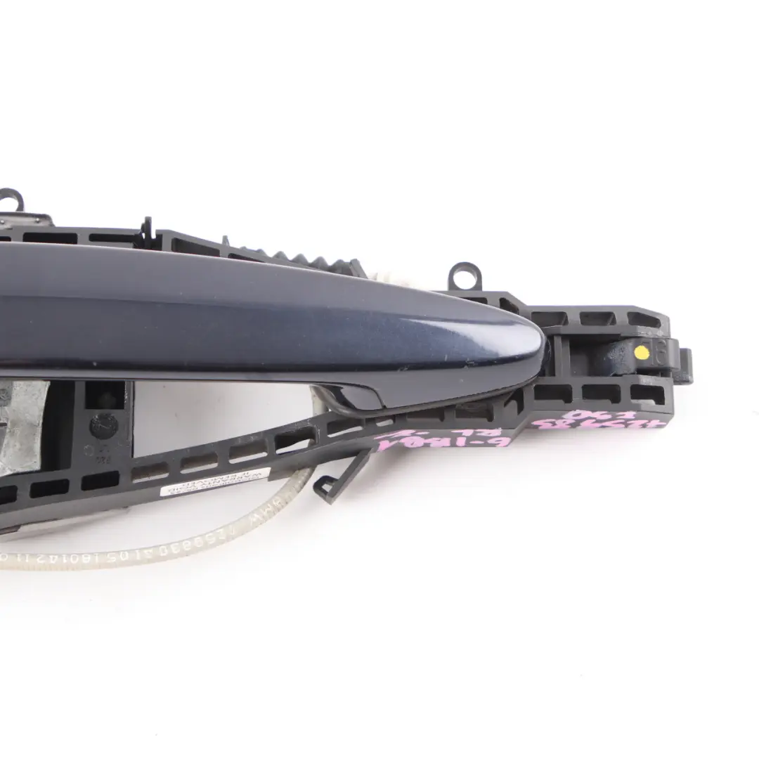  Poignée de porte BMW F30 F31 arrière gauche Prise extérieure Brillant Blue - A89 - SKU 7259836-IBB1 - Numéro de pièce 7259836