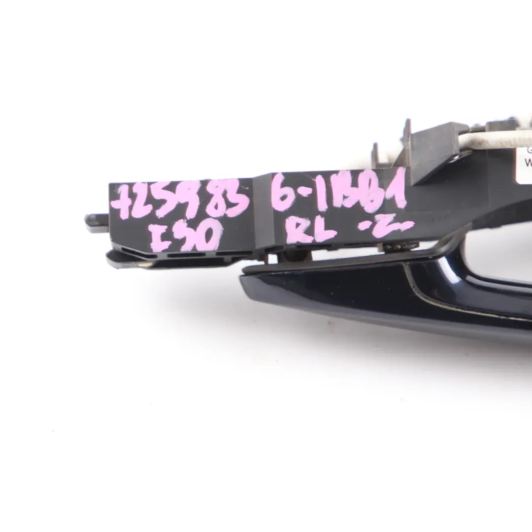 Poignée de porte BMW F30 F31 arrière gauche Prise extérieure Brillant Blue - A89 - SKU 7259836-IBB1 - Numéro de pièce 7259836