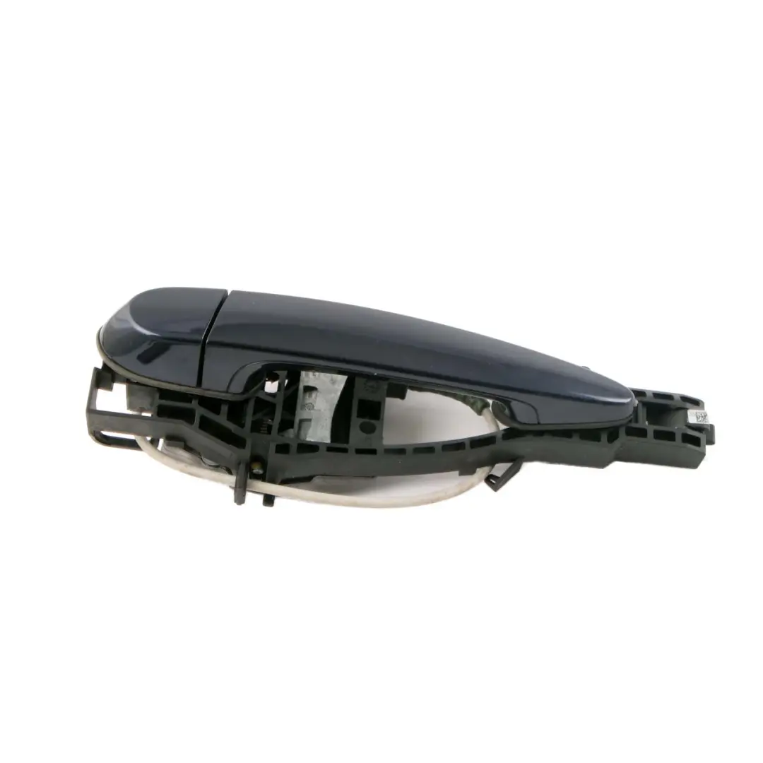 BMW 3 F31 Rear Left Outside Door Grab Handle N/S Imperial Blau Brillant Blue A89 - SKU 7259836-IBB - Part number 7259836