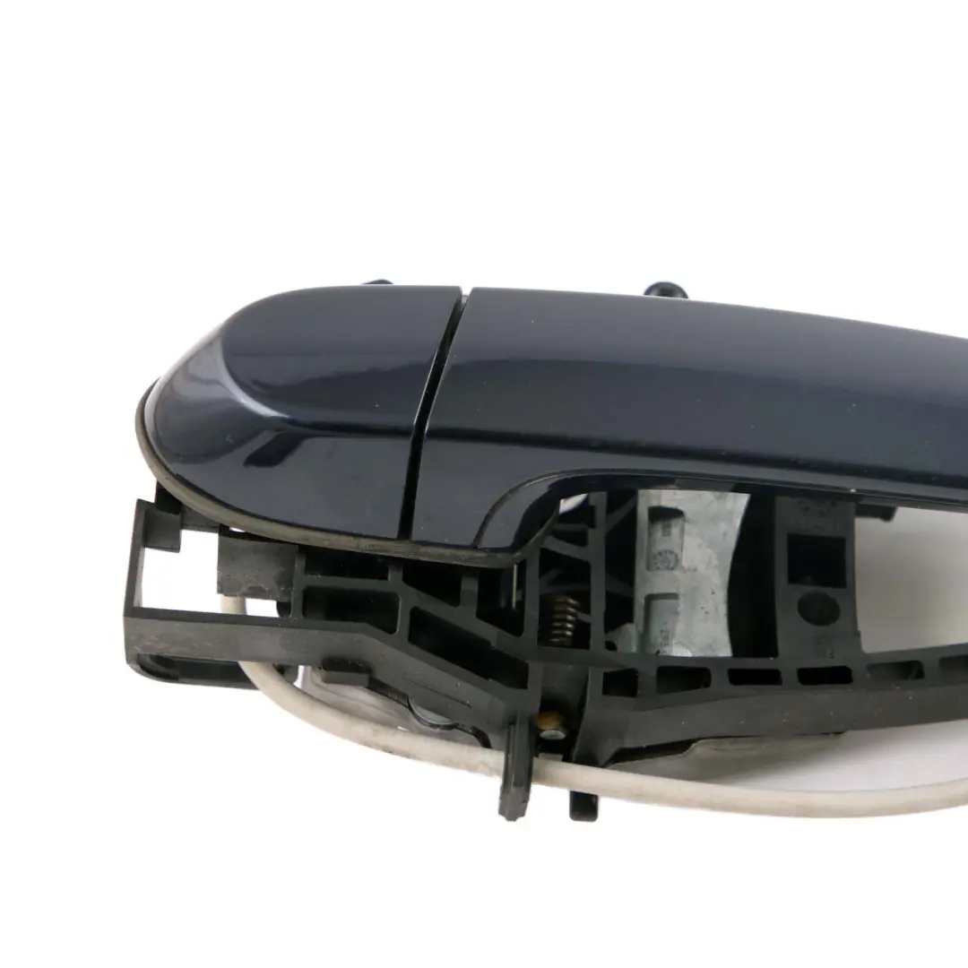 Left Outside Door Grab Handle N/S Imperial Blau Brillant Blue A89 to BMW 3 F31 Rear with Part number 7259836 BMW 3 F31 Rear Left Outside Door Grab Handle N/S Imperial Blau Brillant Blue A89 - SKU 7259836-IBB - Part number 7259836