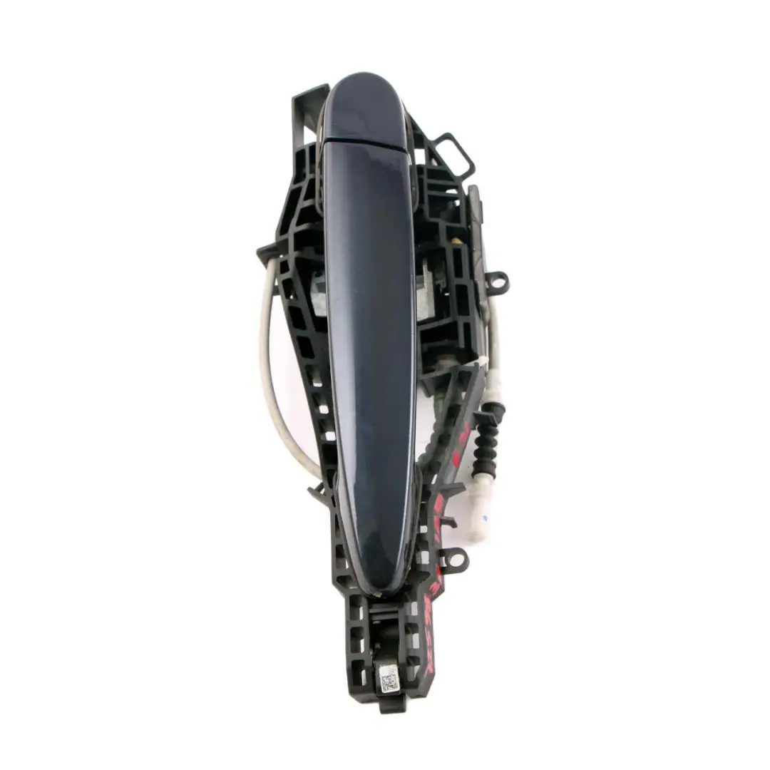 Left Outside Door Grab Handle N/S Imperial Blau Brillant Blue A89 to BMW 3 F31 Rear with Part number 7259836 BMW 3 F31 Rear Left Outside Door Grab Handle N/S Imperial Blau Brillant Blue A89 - SKU 7259836-IBB - Part number 7259836