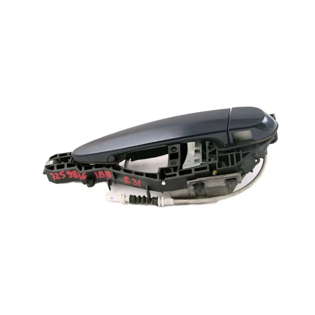 BMW 3 F31 Rear Left Outside Door Grab Handle N/S Imperial Blau Brillant Blue A89 - SKU 7259836-IBB - Part number 7259836