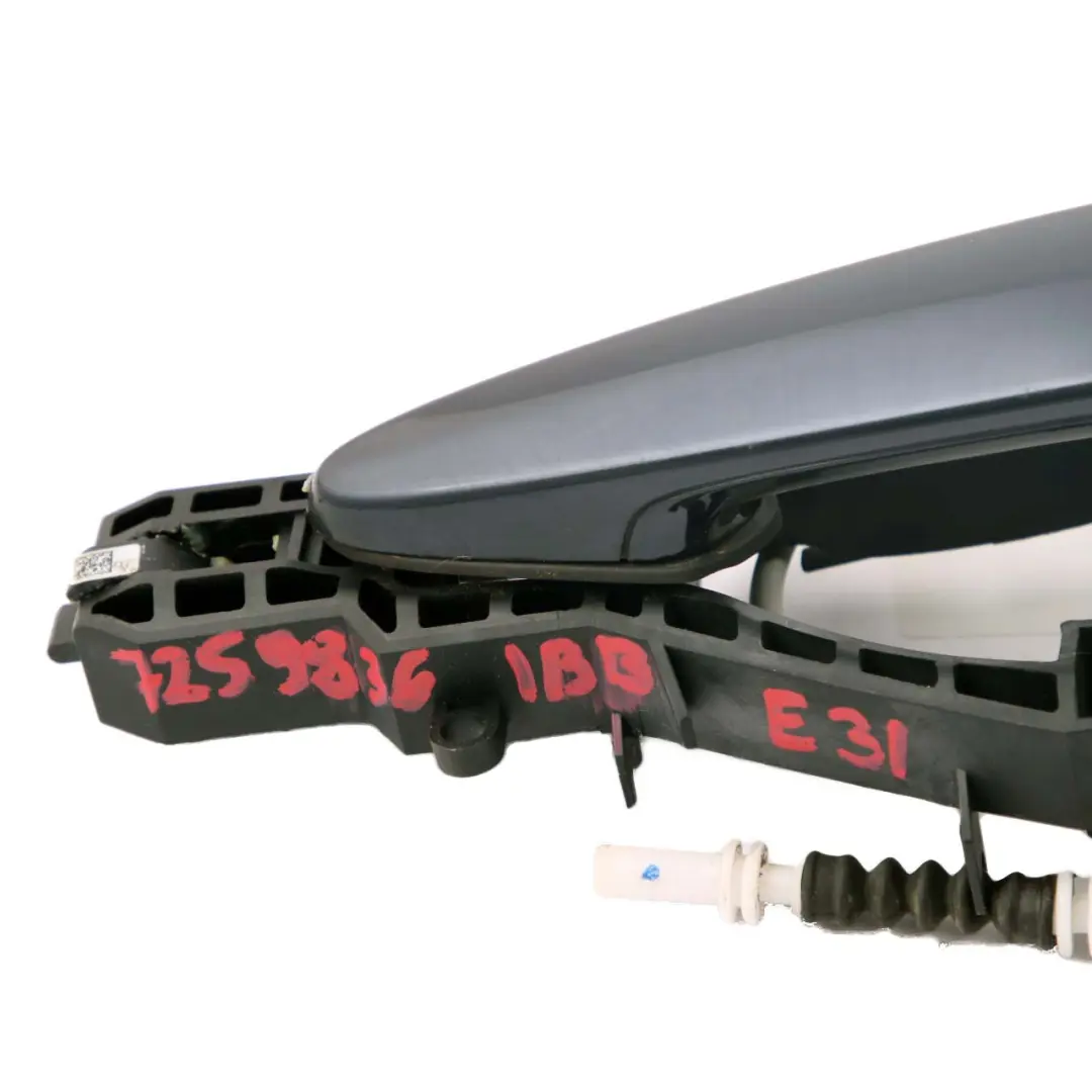 Left Outside Door Grab Handle N/S Imperial Blau Brillant Blue A89 to BMW 3 F31 Rear with Part number 7259836 BMW 3 F31 Rear Left Outside Door Grab Handle N/S Imperial Blau Brillant Blue A89 - SKU 7259836-IBB - Part number 7259836