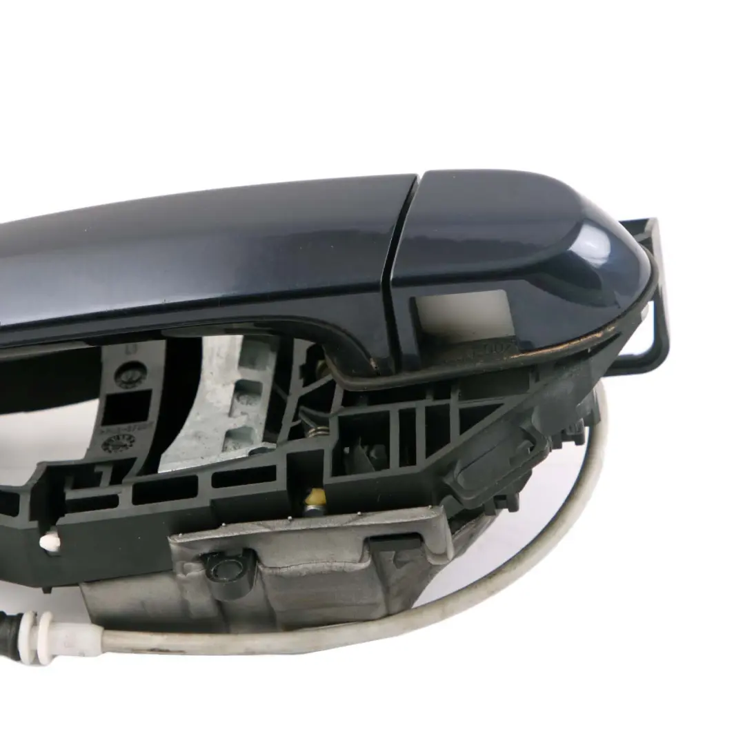 BMW 3 F31 Rear Left Outside Door Grab Handle N/S Imperial Blau Brillant Blue A89 - SKU 7259836-IBB - Part number 7259836