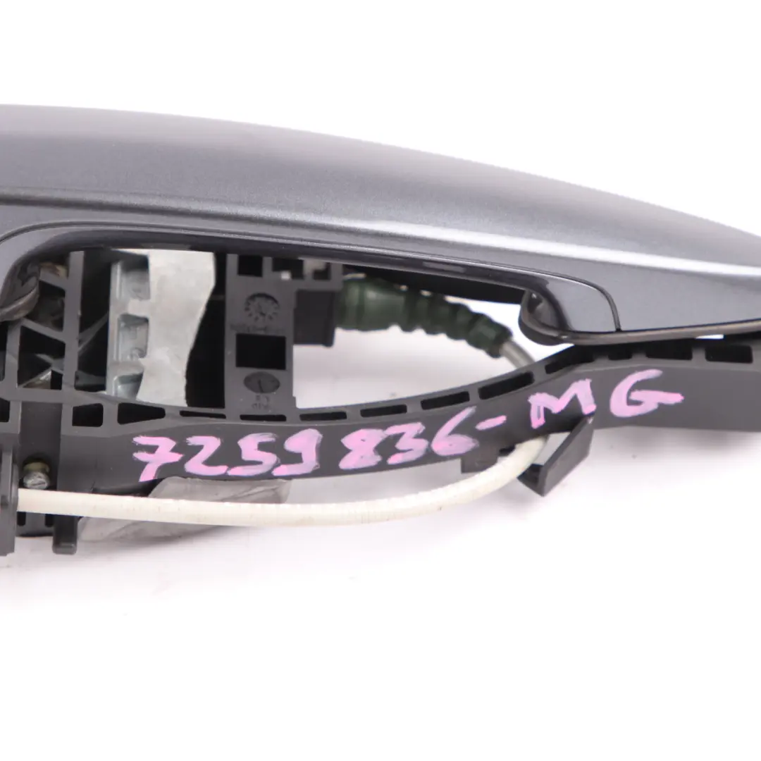 Door Grab Handle BMW F30 F31 Rear Left Outside N/S Mineralgrau Grey Metallic B39 to with Part number 7259836 Door Grab Handle BMW F30 F31 Rear Left Outside N/S Mineralgrau Grey Metallic B39 - SKU 7259836-MG - Part number 7259836