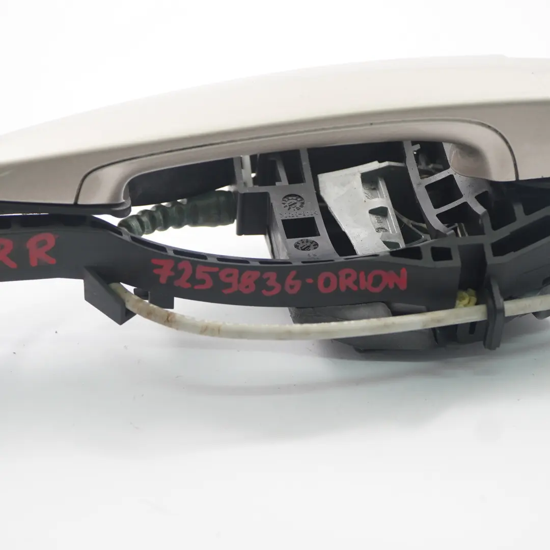  Door Handle BMW F30 F31 Grab Rear Right O/S Outside Orion Silver Metallic A92 - SKU 7259836-ORION - Part number 7259836