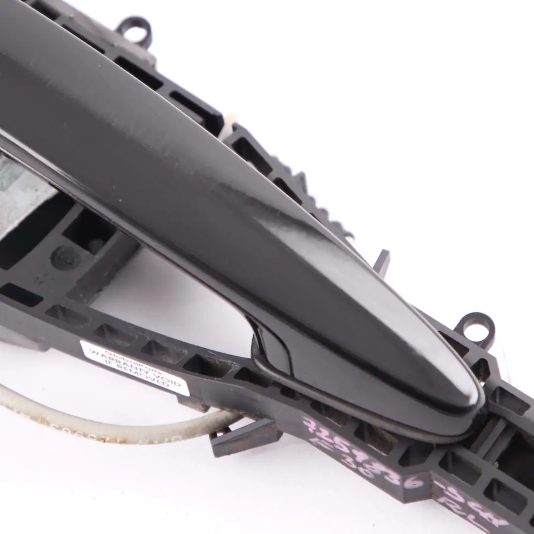  Door Grab Handle BMW F30 F31 Rear Left Outside N/S Schwarz 2 Black 668 - SKU 7259836-SCH - Part number 7259836
